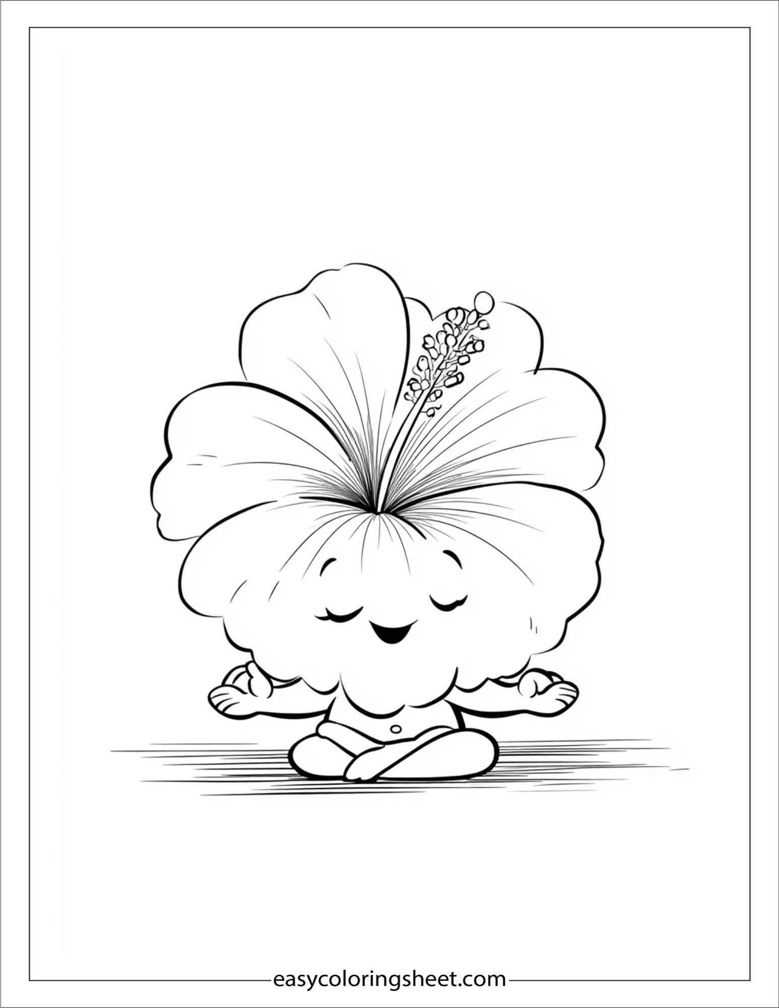 Meditating Hibiscus