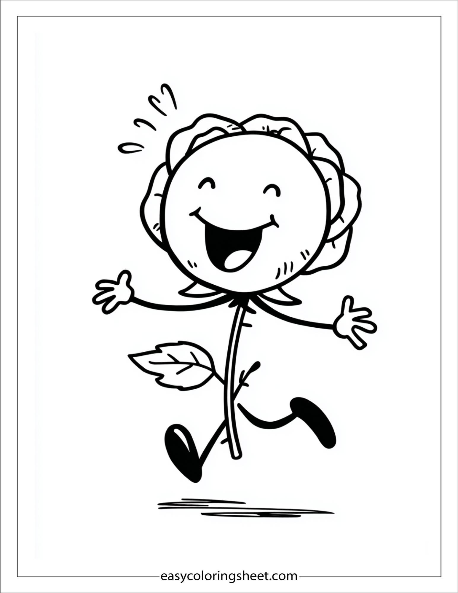 Rose Jumping with Joy