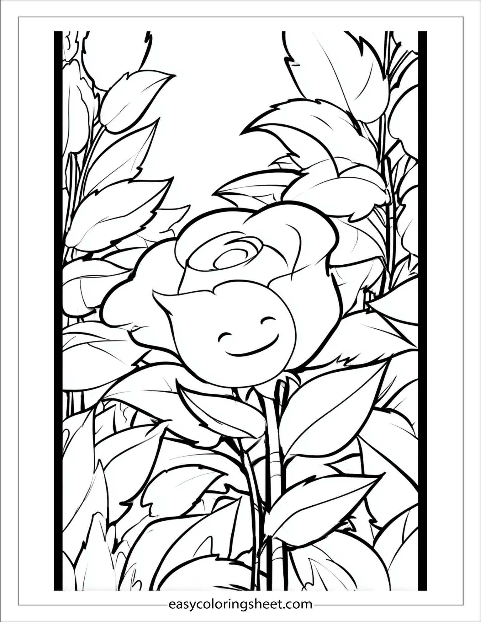 Rose Playing Hide & Seek