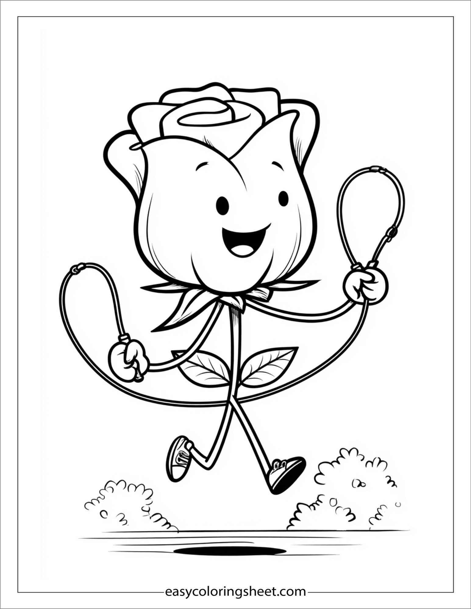 Rose Skipping Rope