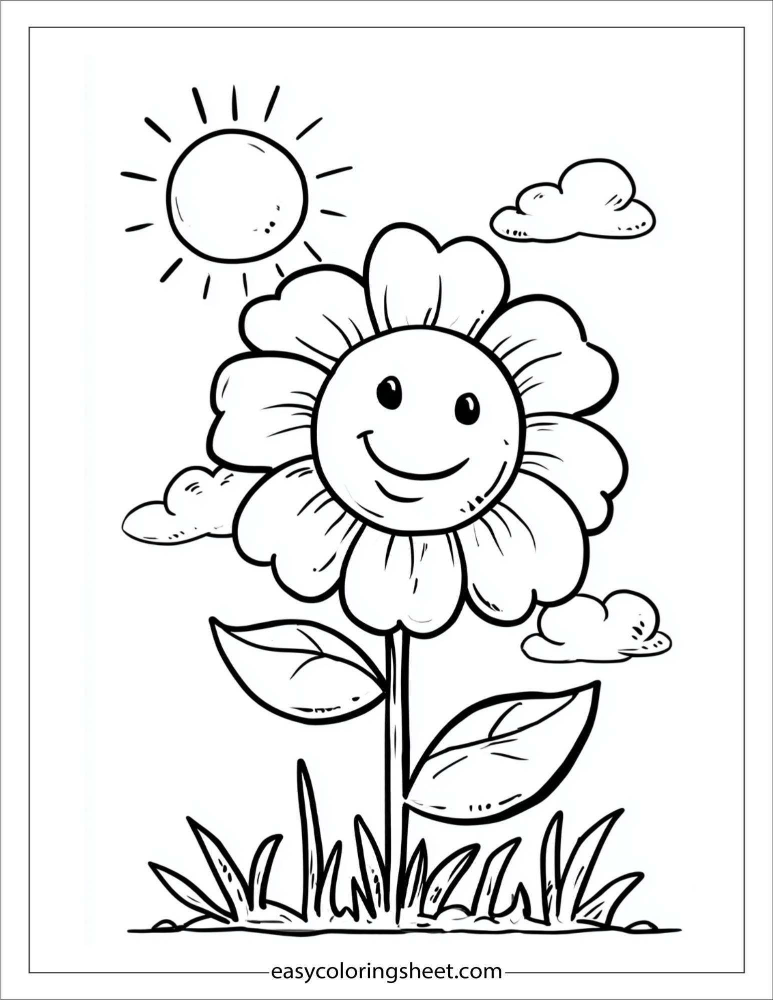 Rose with a Happy Sun