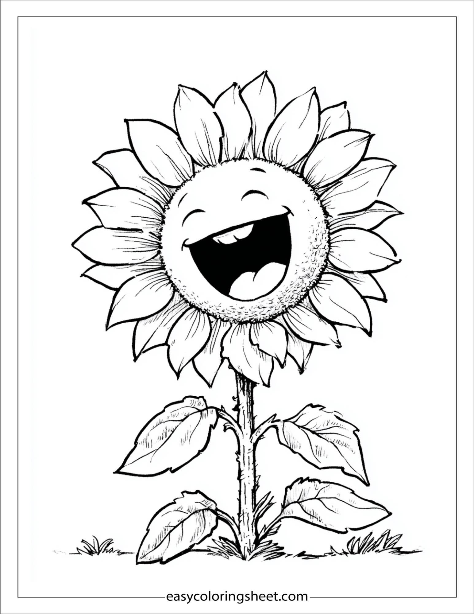 Sunflower Laughing Out Loud