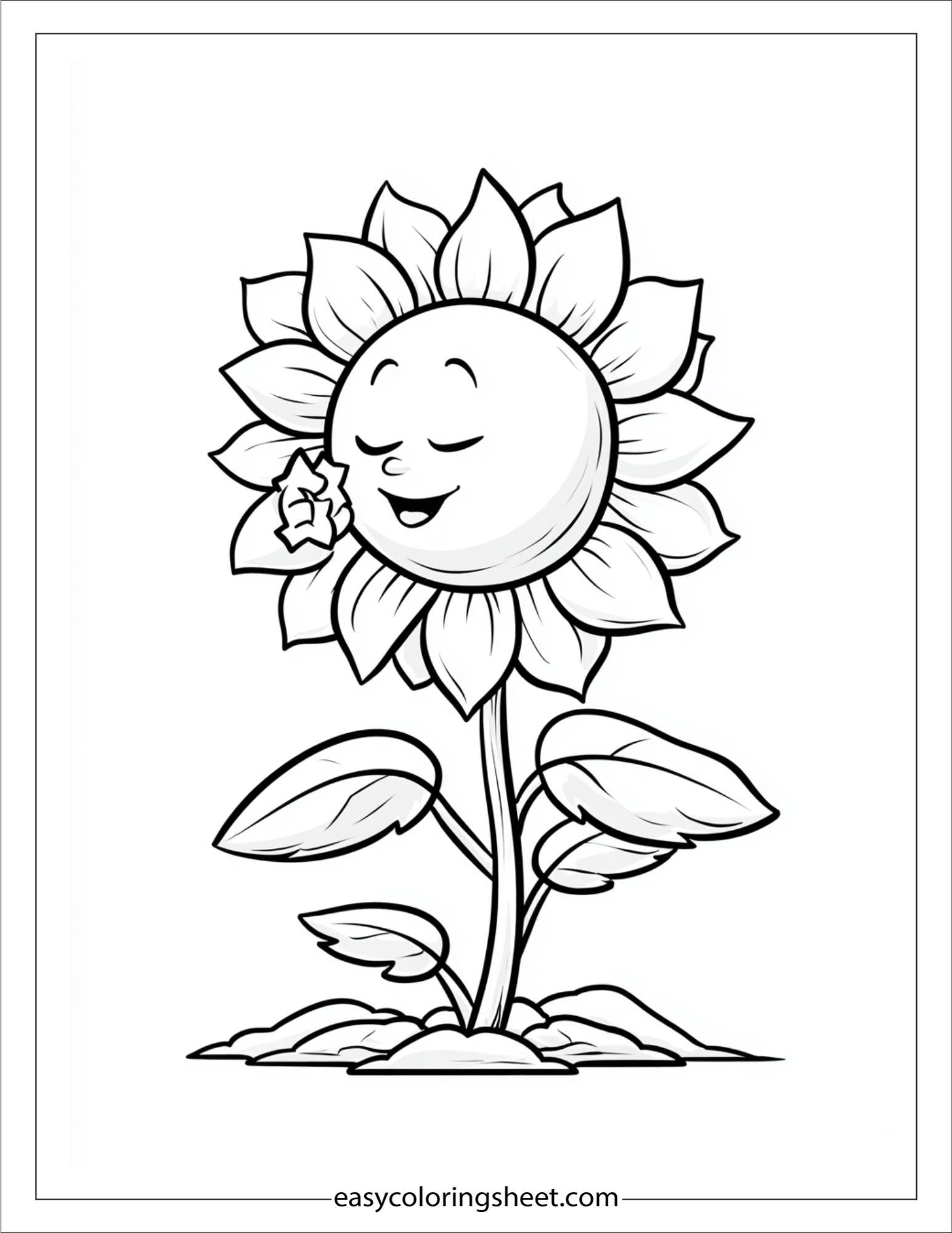 Sunflower Making a Wish