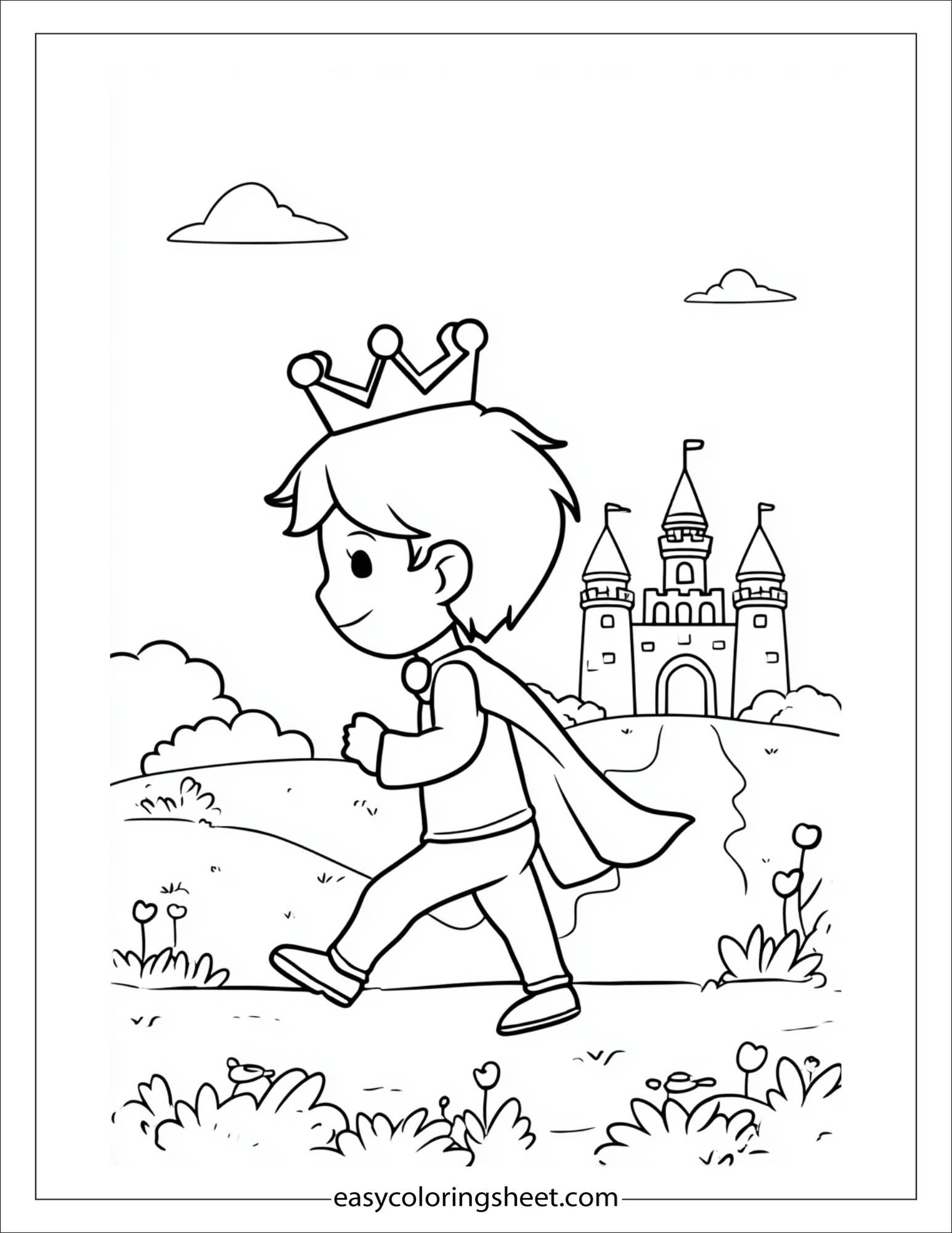 The Prince running