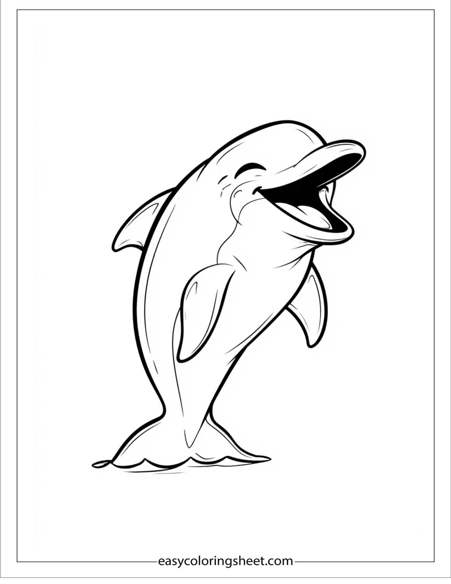 dolphin giggling with joy