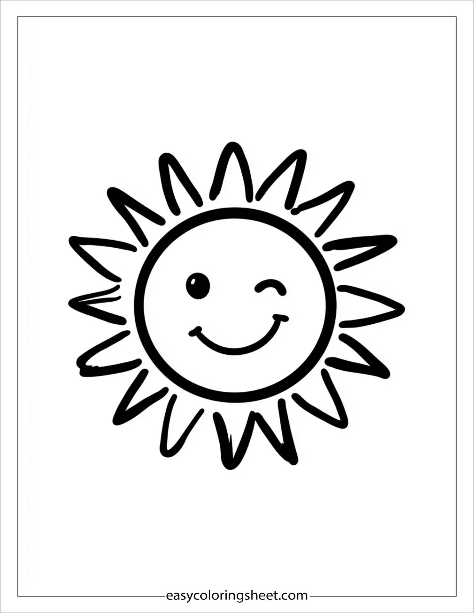 happy sun happy wink