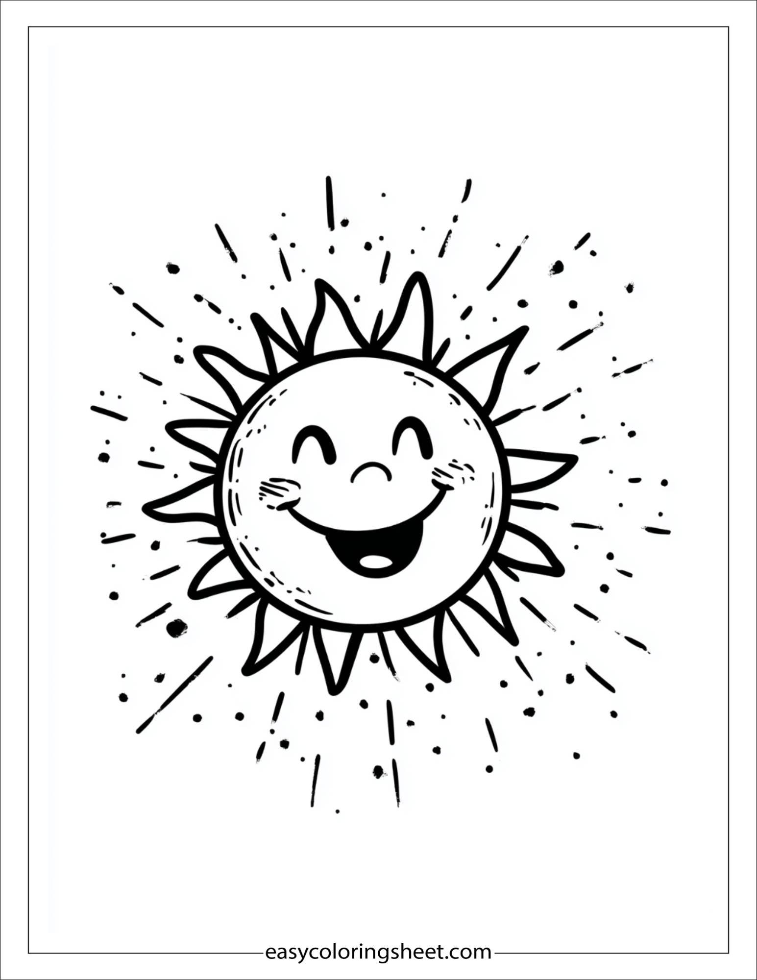 happy sun radiant glow