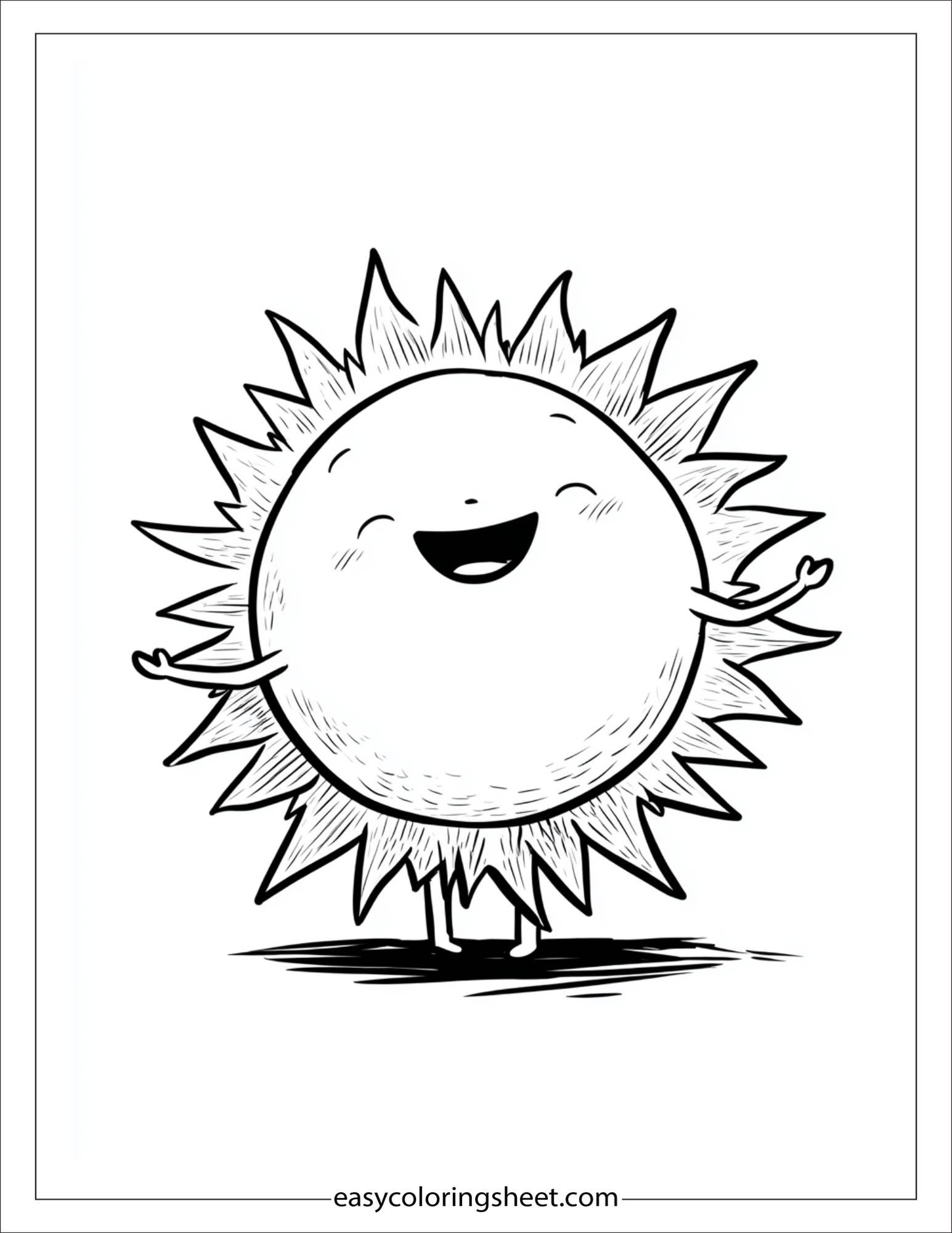 happy sun singing