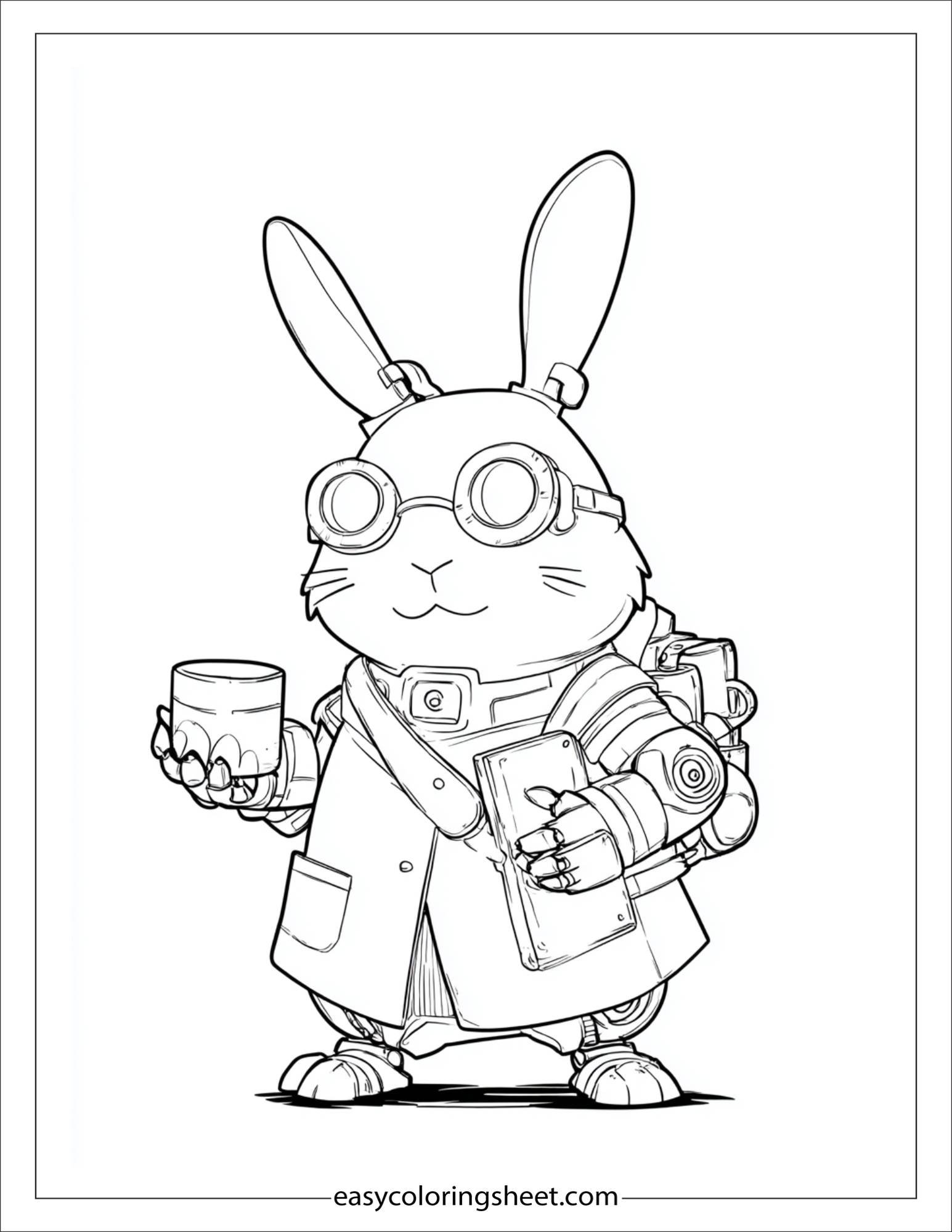 intelligent rabbit inventing gadget