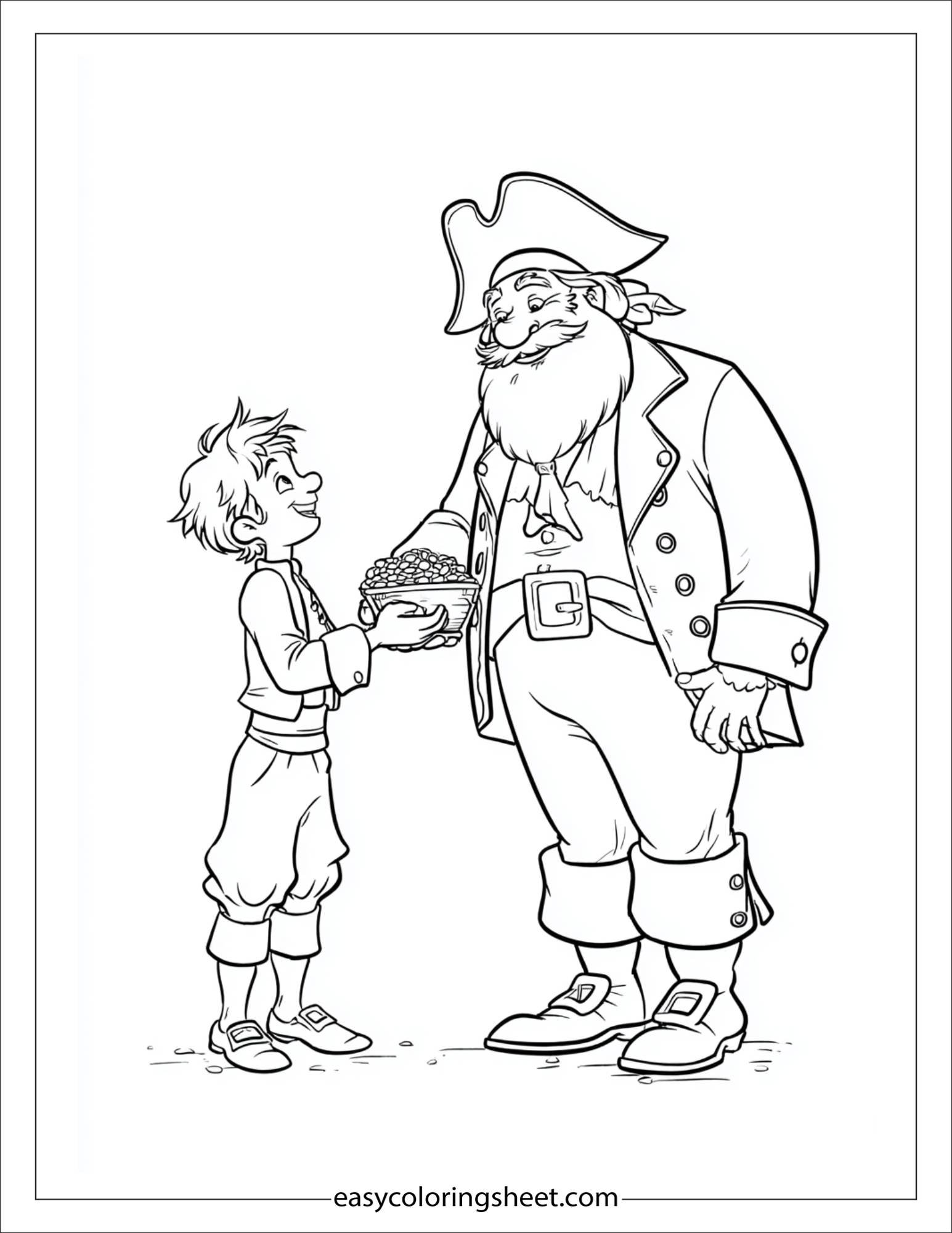 pirate sharing treasure