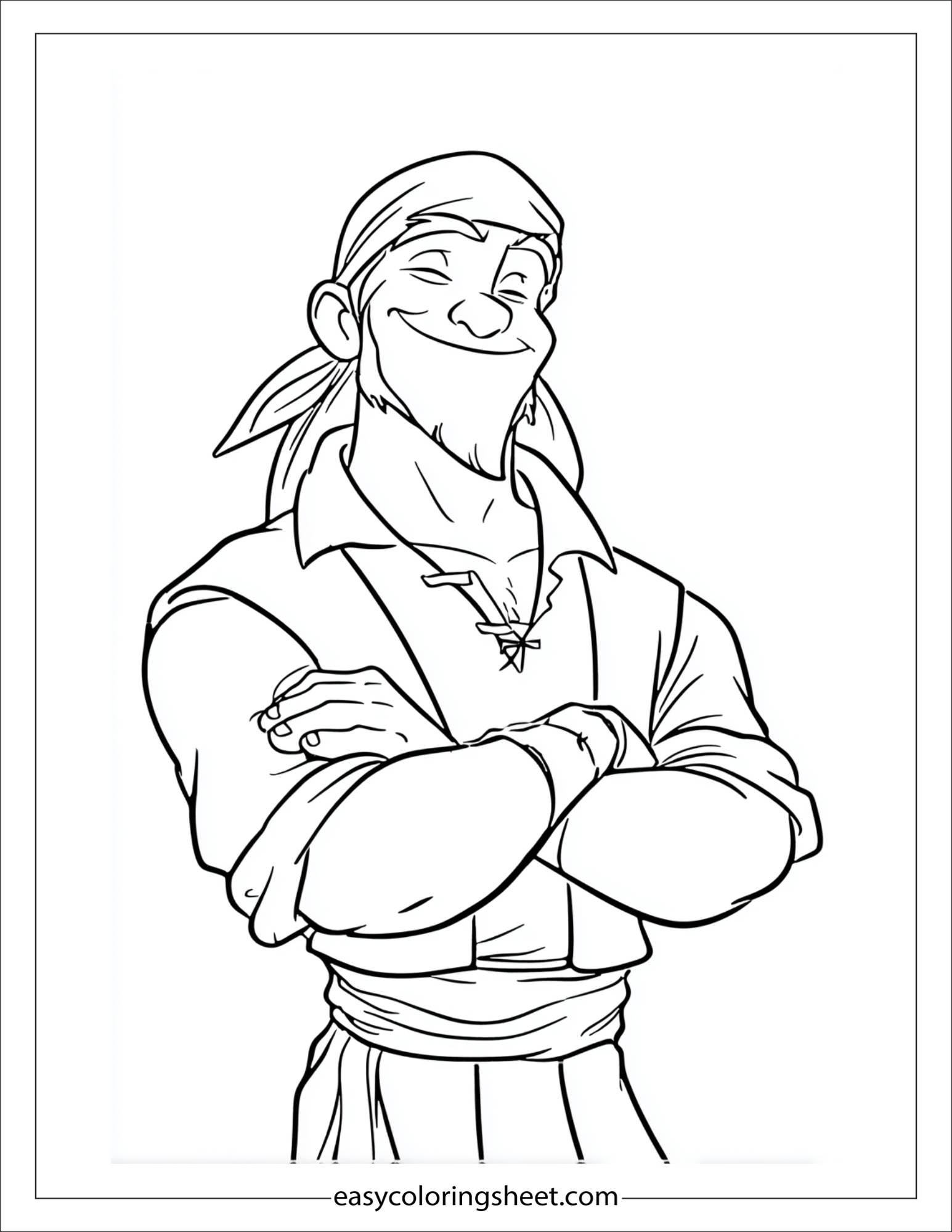 sinbad the sailor smiling confidently