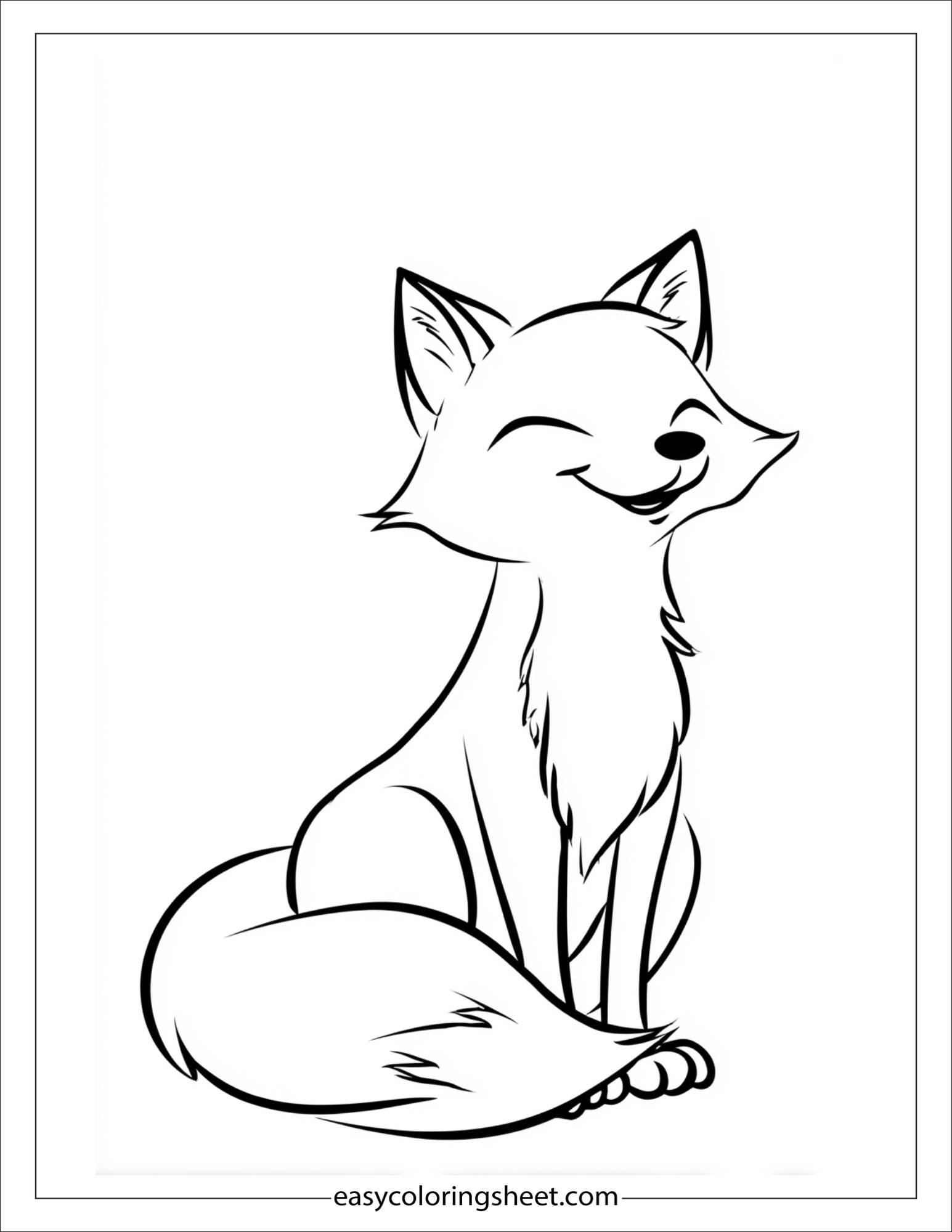 the clever fox smiling wisely