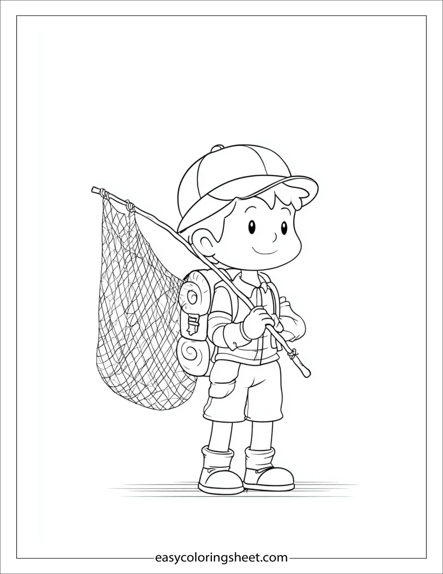 the explorer holding net