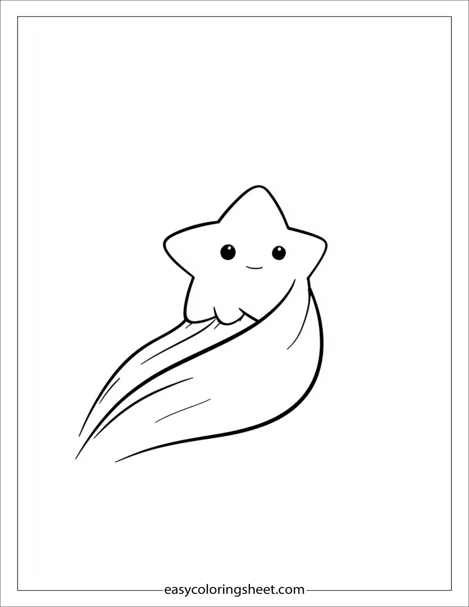 the star holding comet tail