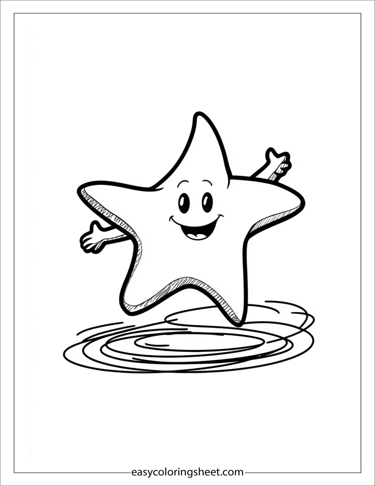 the star spinning happily