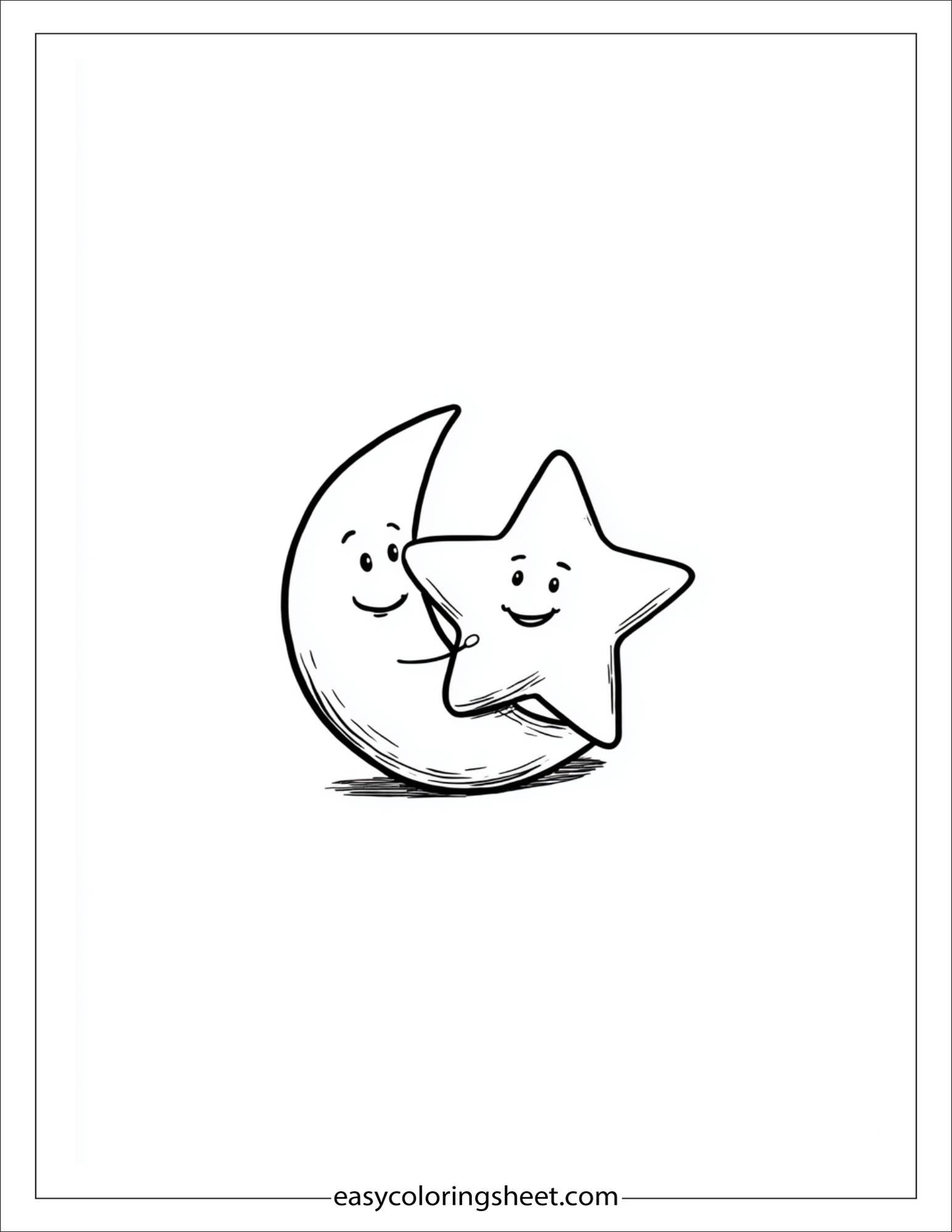 the star tickling moon