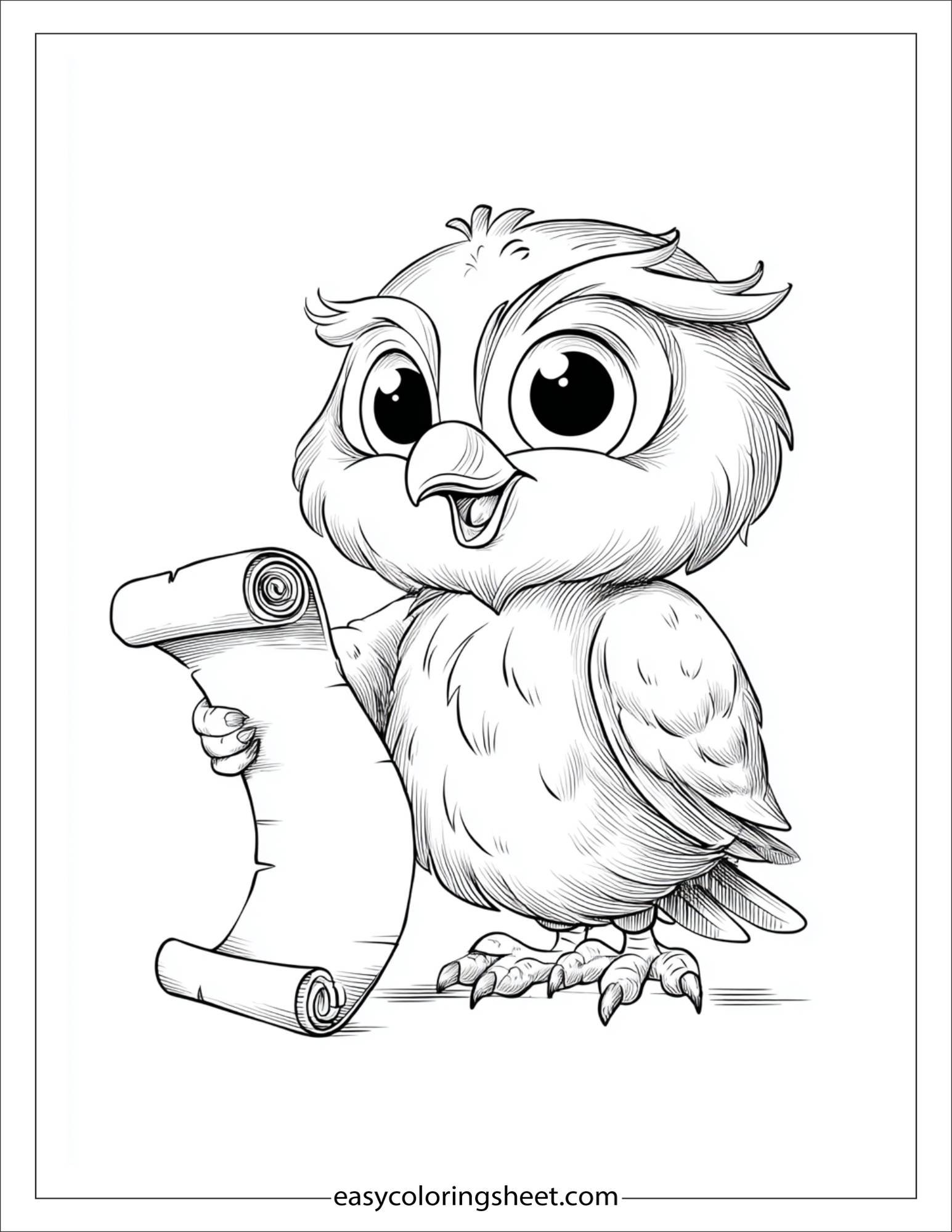 the wise owl opening scroll