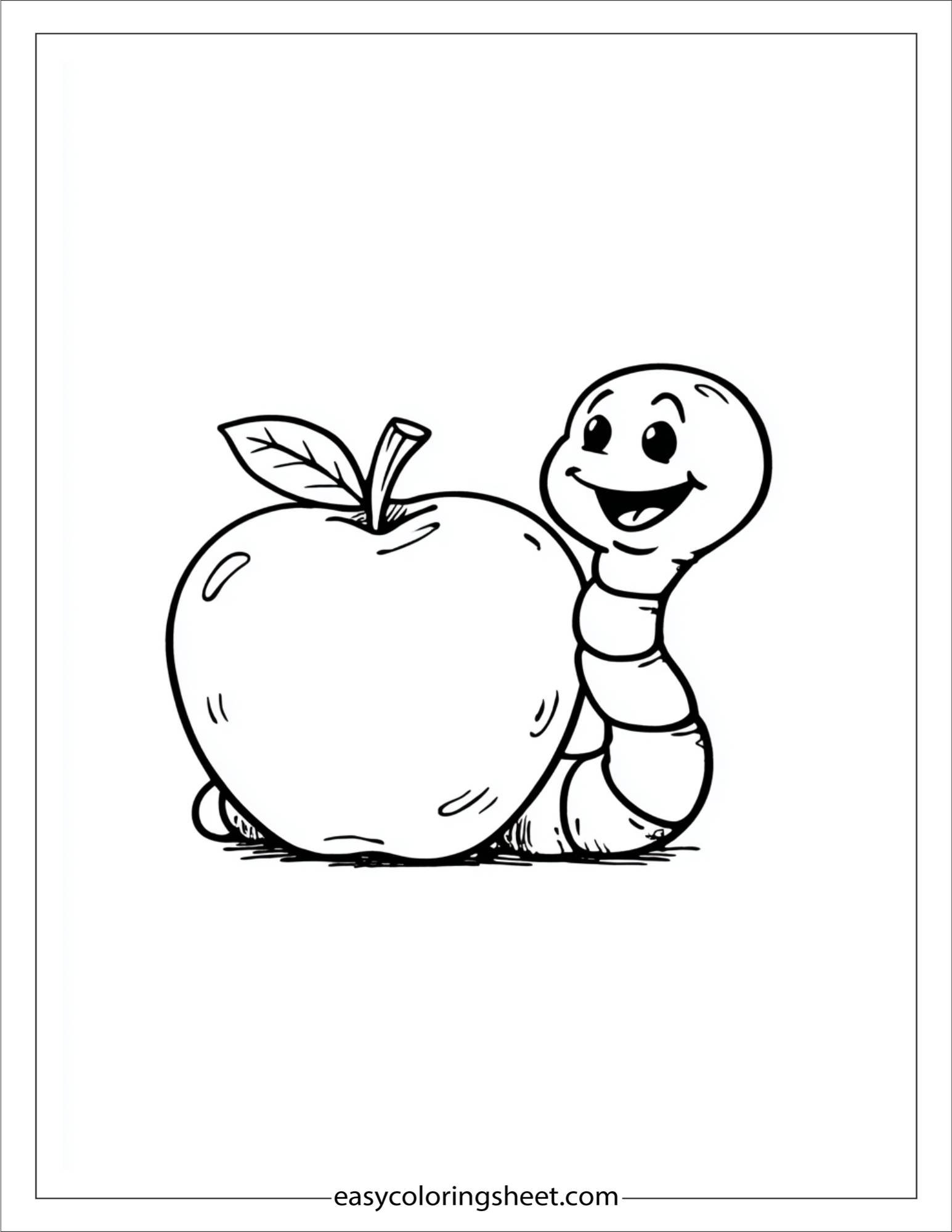 Apple and worm