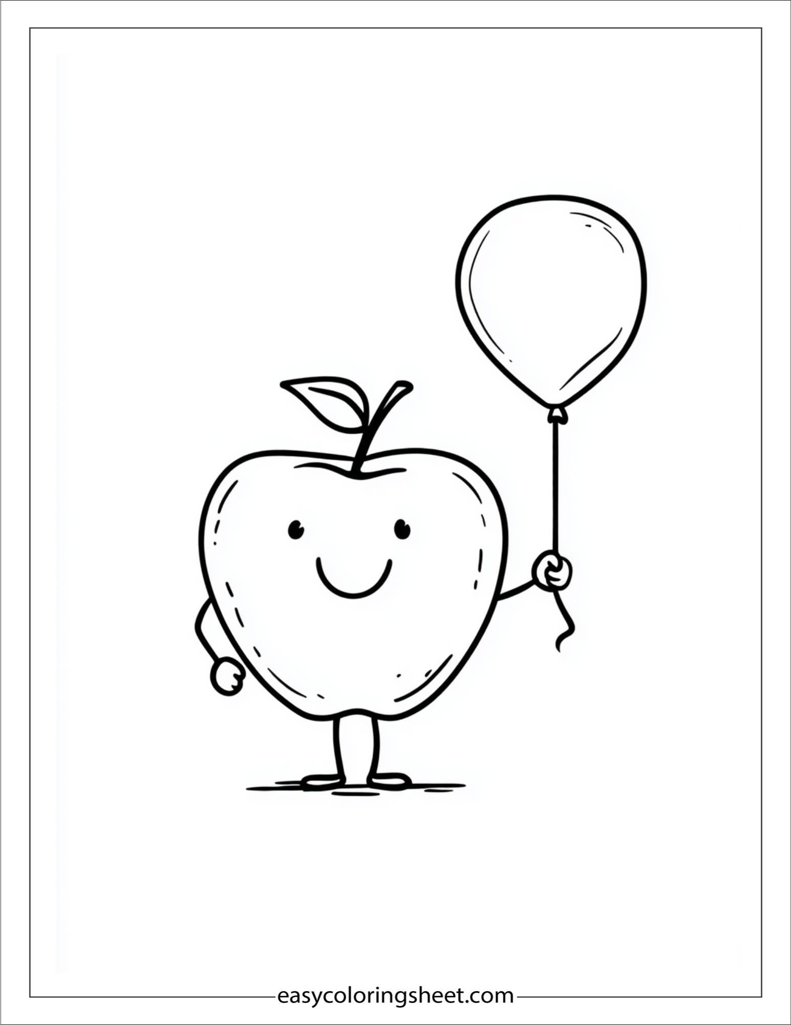 Apple with a Balloon