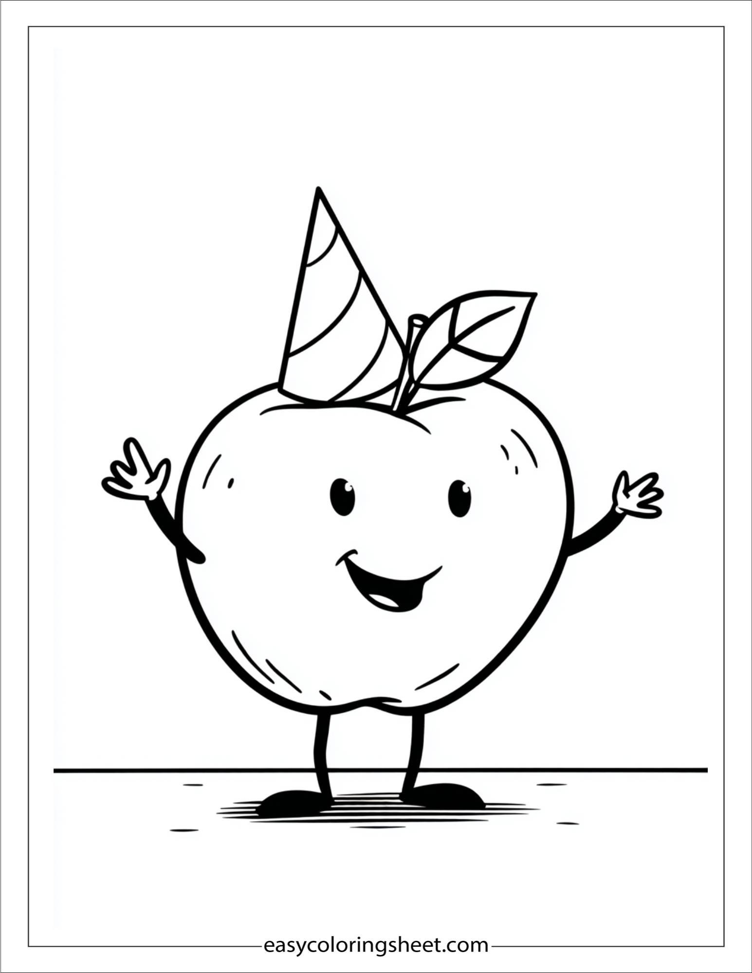 Apple with a Hat