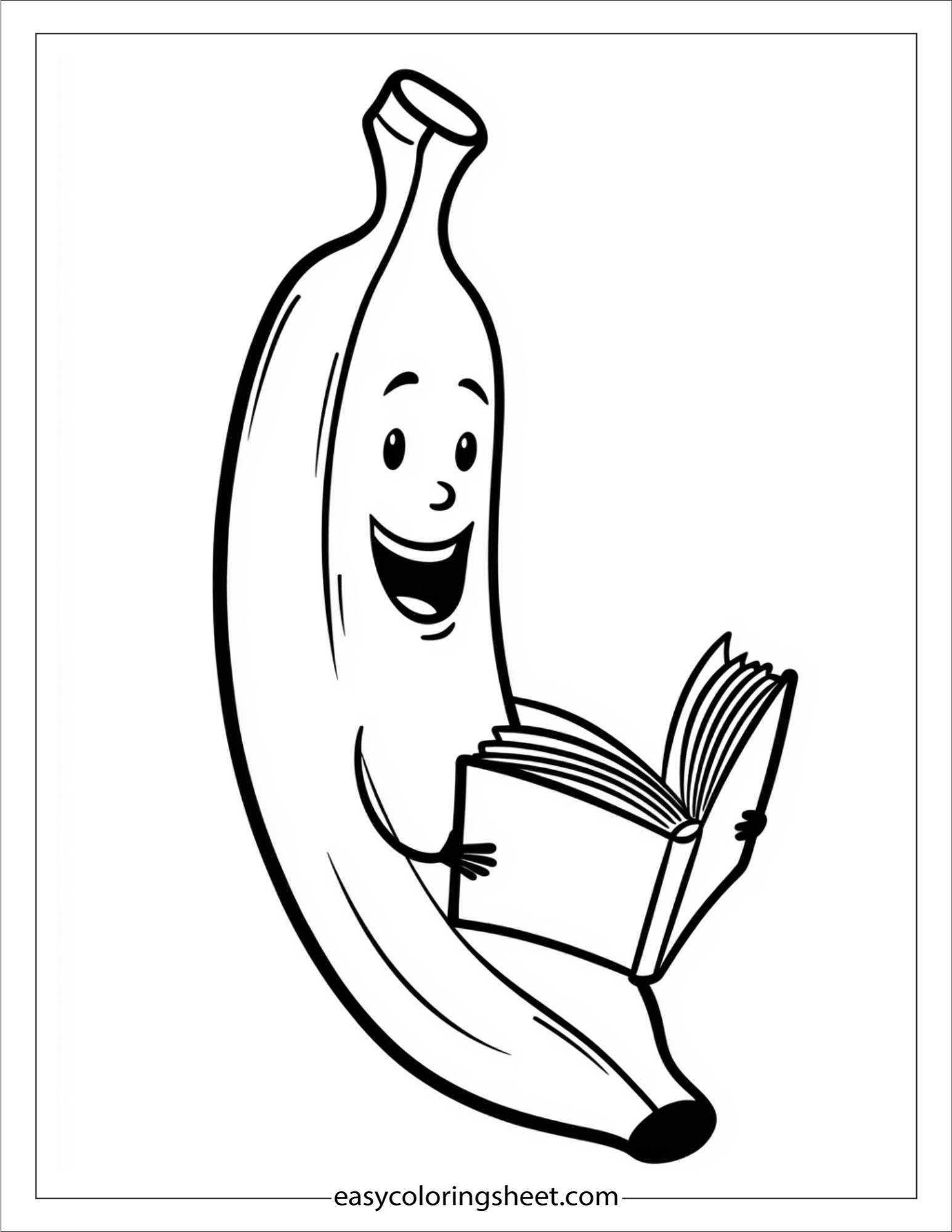 Banana Reading Book