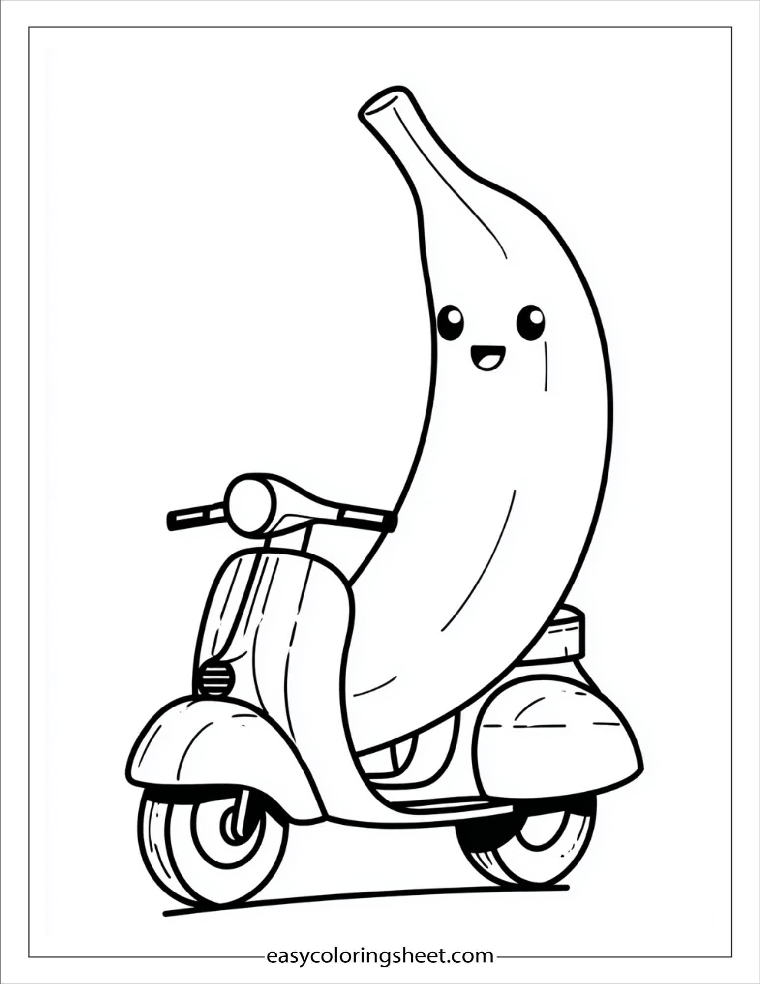 Banana Riding Scooter