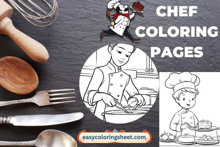 Chef coloring pages