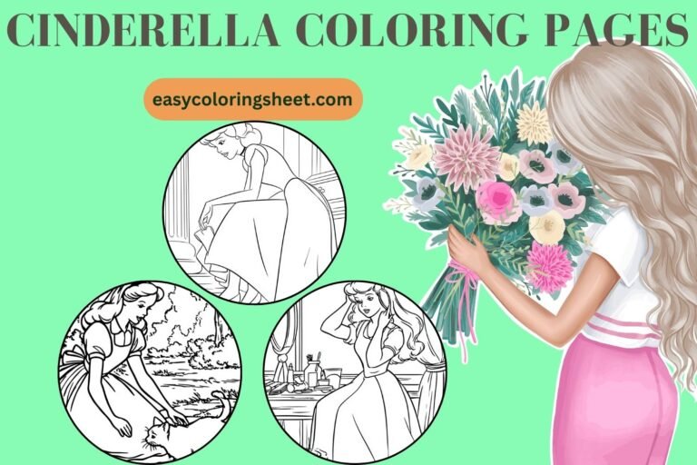 Cinderella coloring pages