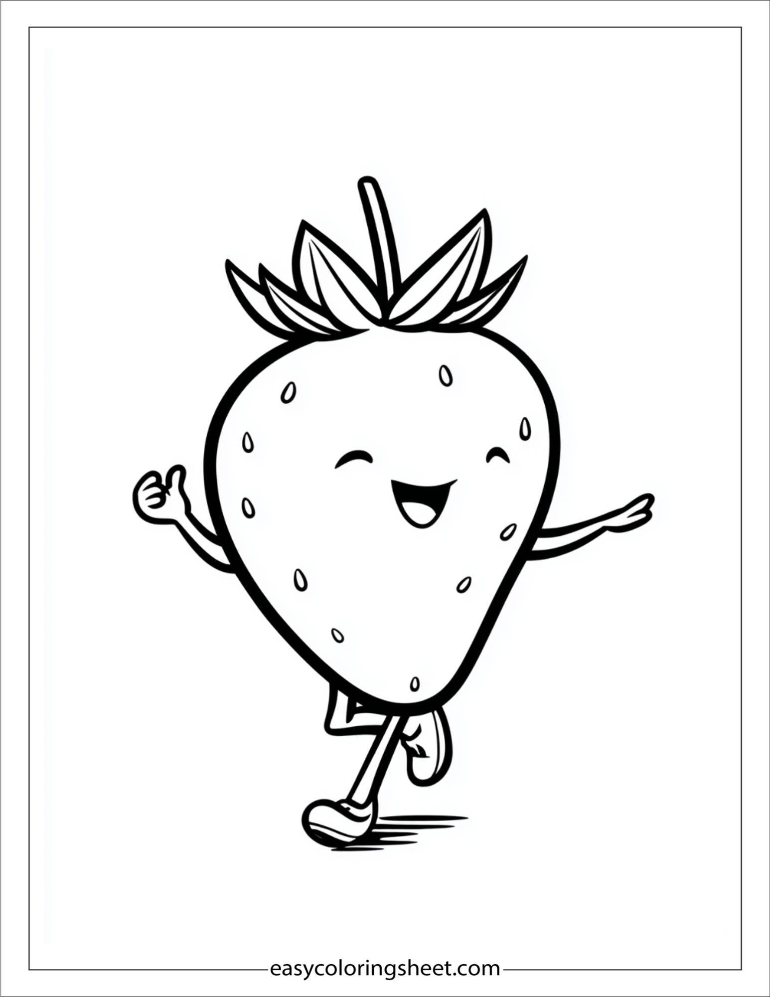 Dancing strawberry