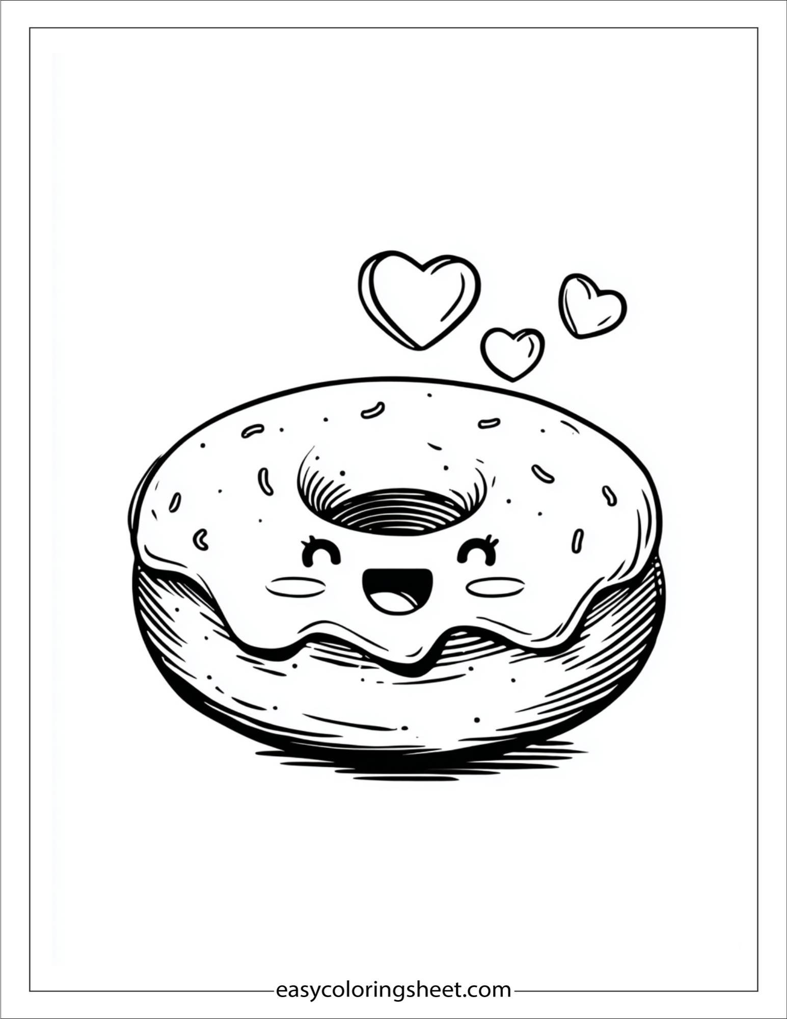 Donut blowing kisses