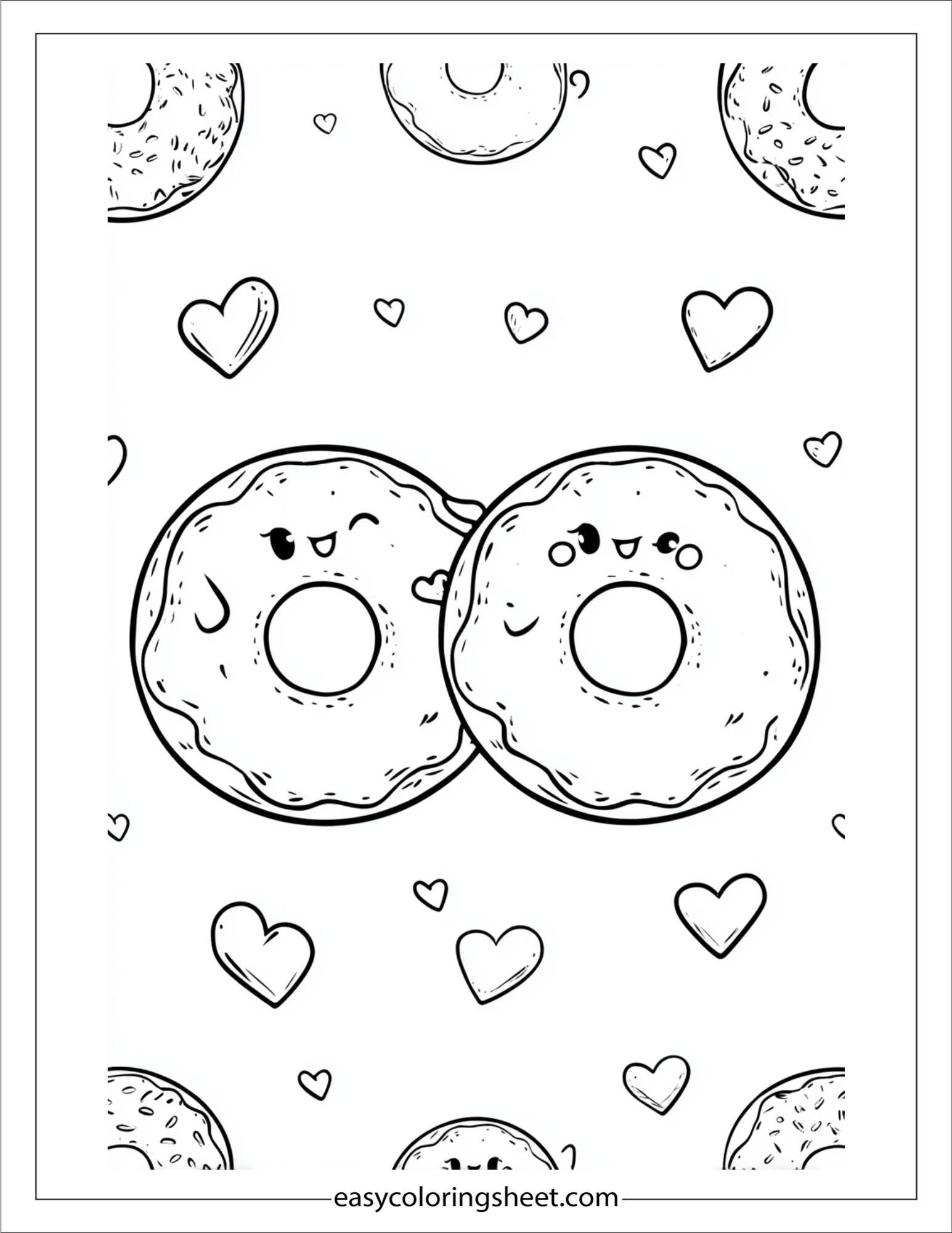 Donut hugging donut