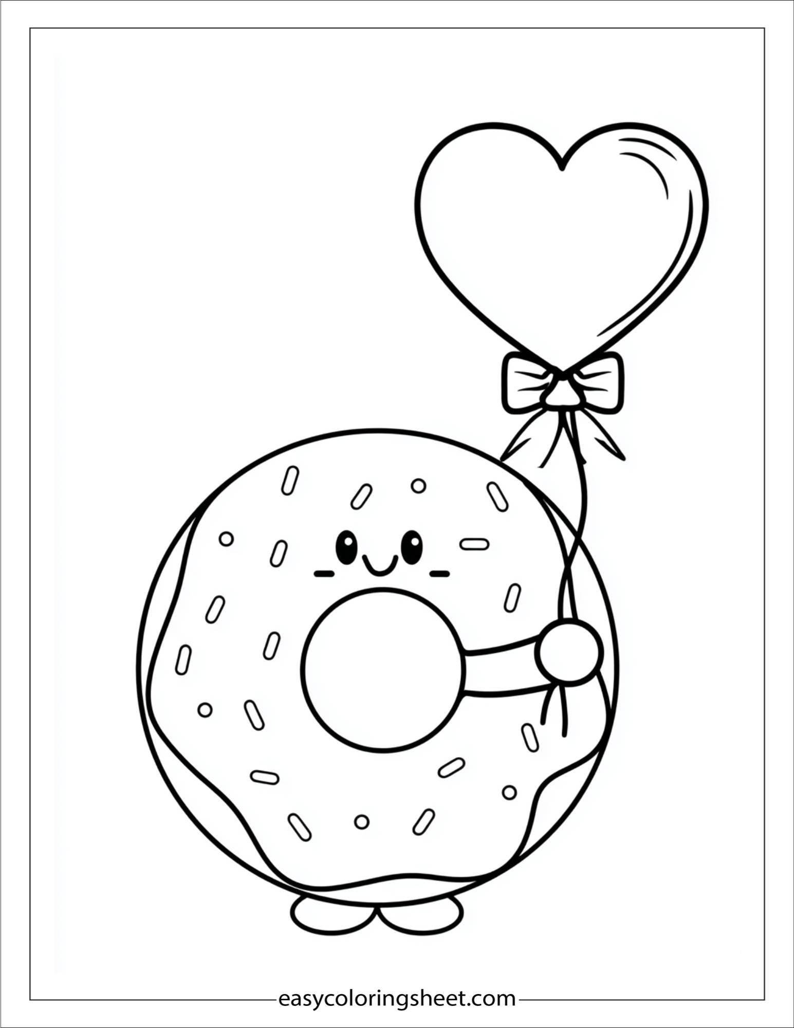 Donut with heart
