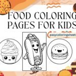 Food coloring pages for kids