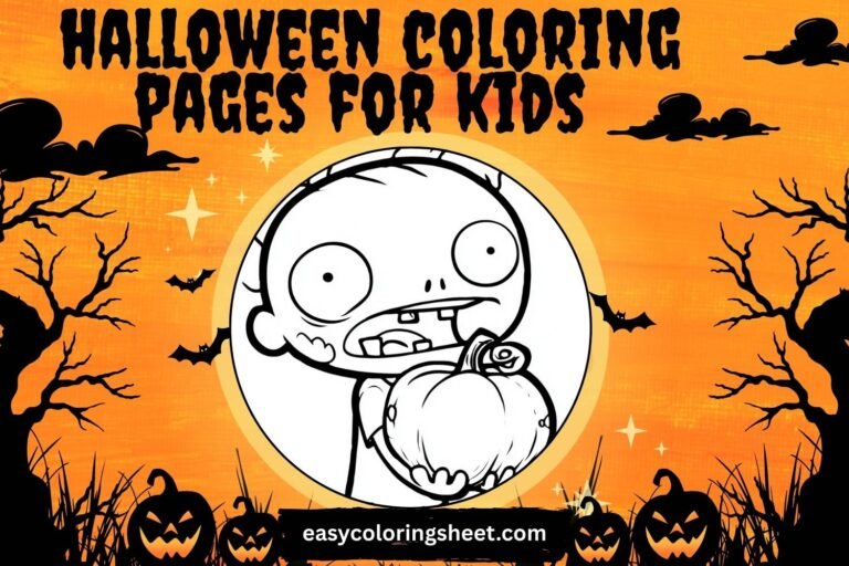 Halloween coloring pages for kids