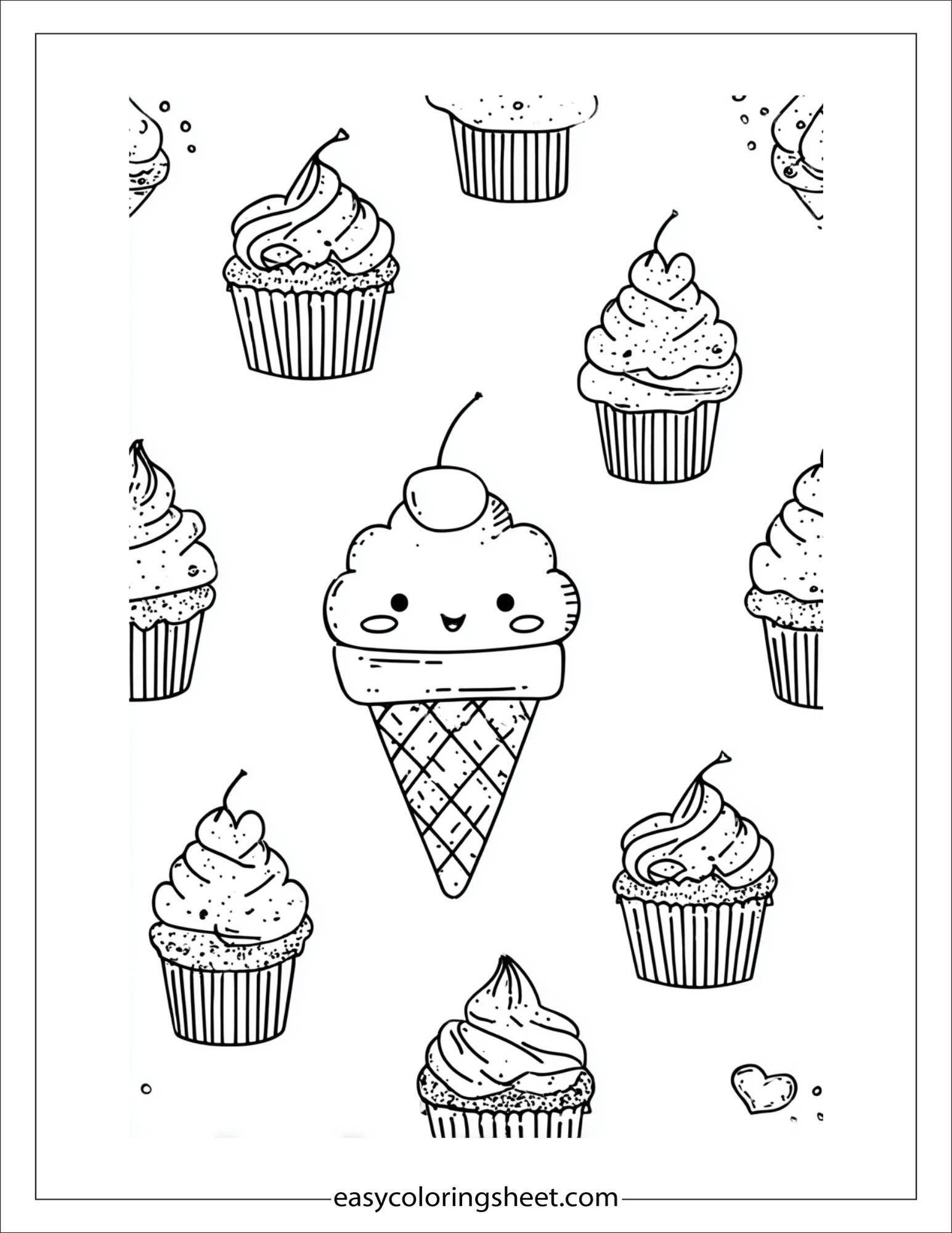 Ice Cream in a Cupcake World