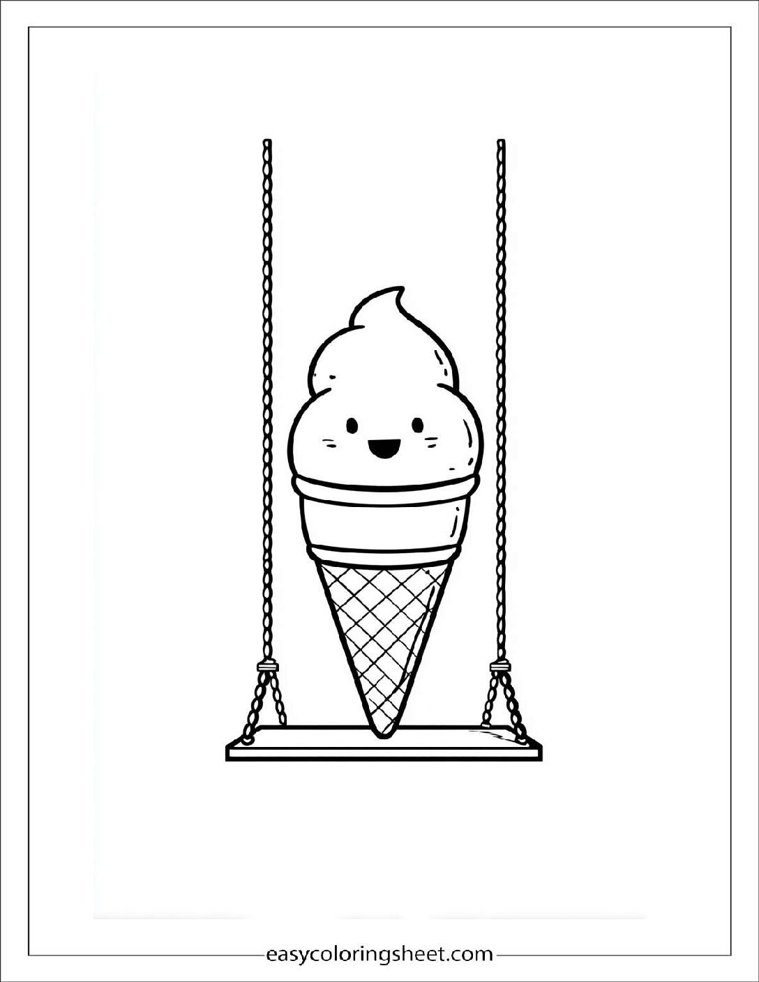 Ice Cream on a Swing