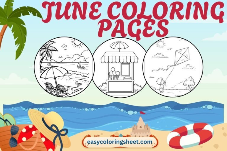 June coloring pages