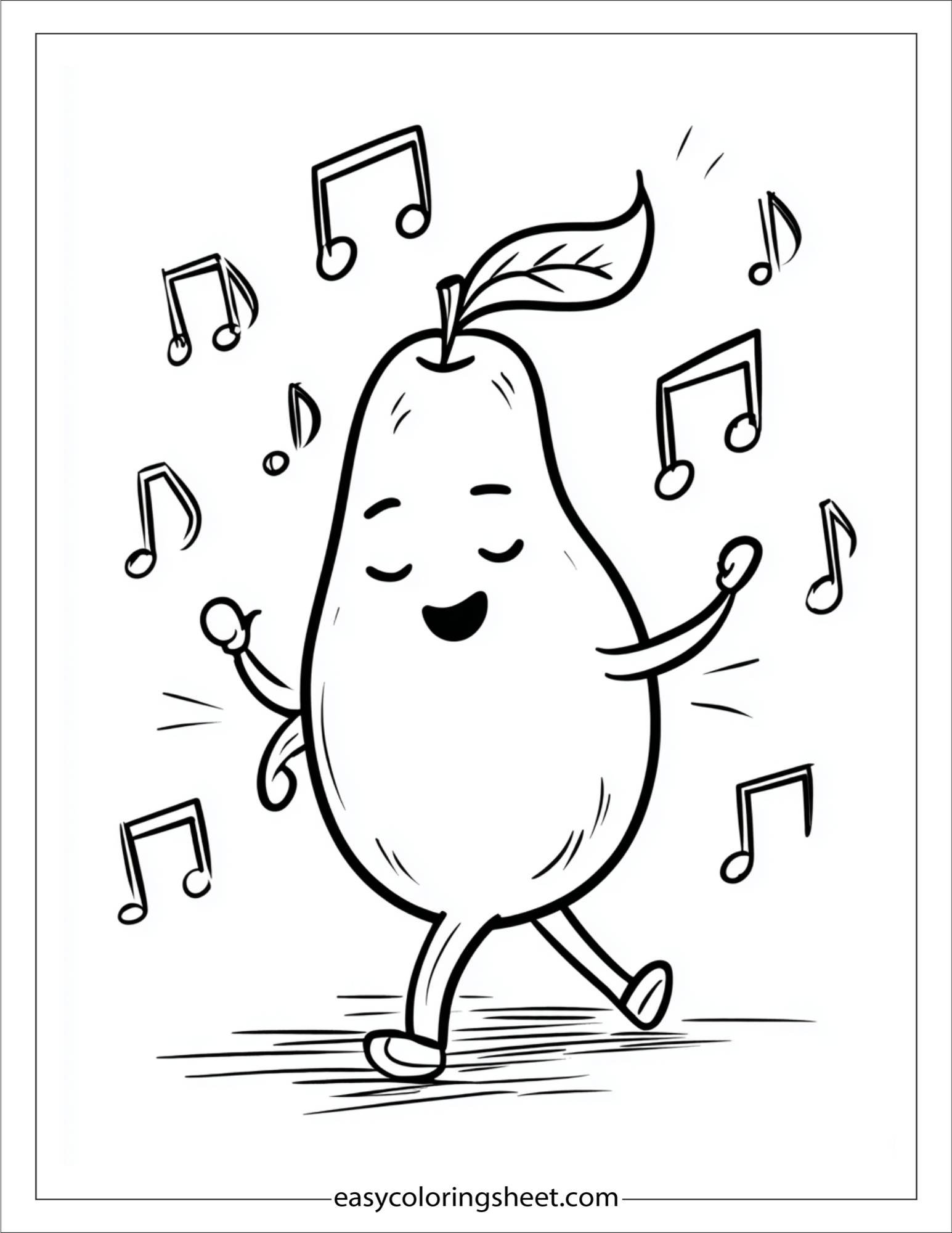 Mango dancing happily