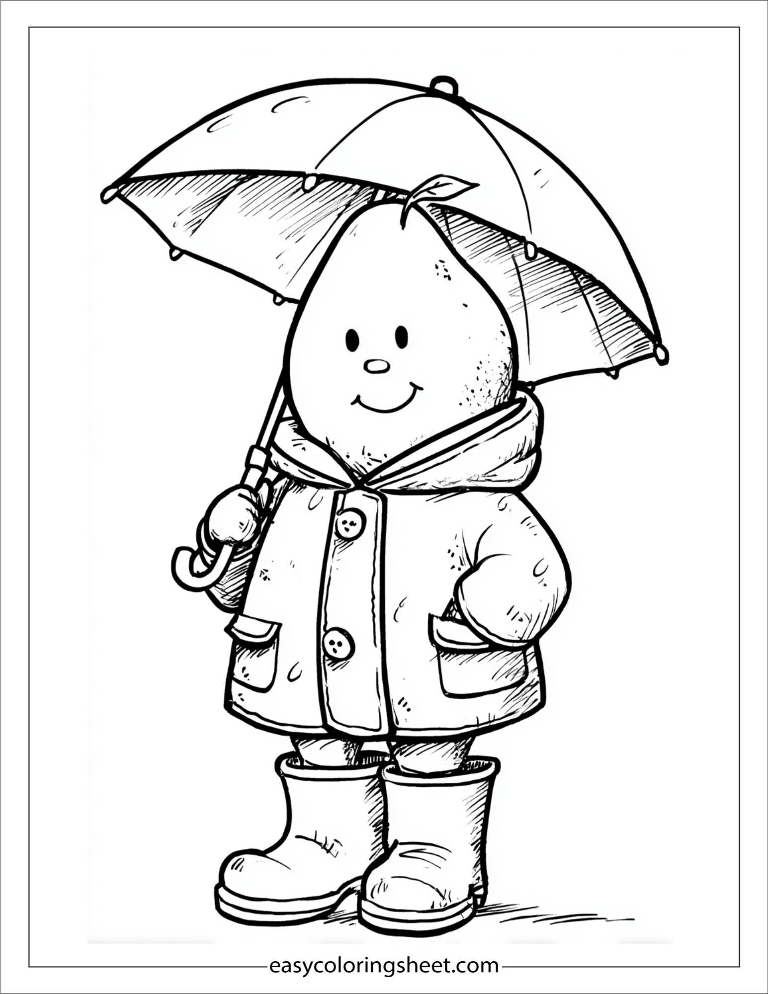 Mango in Raincoat