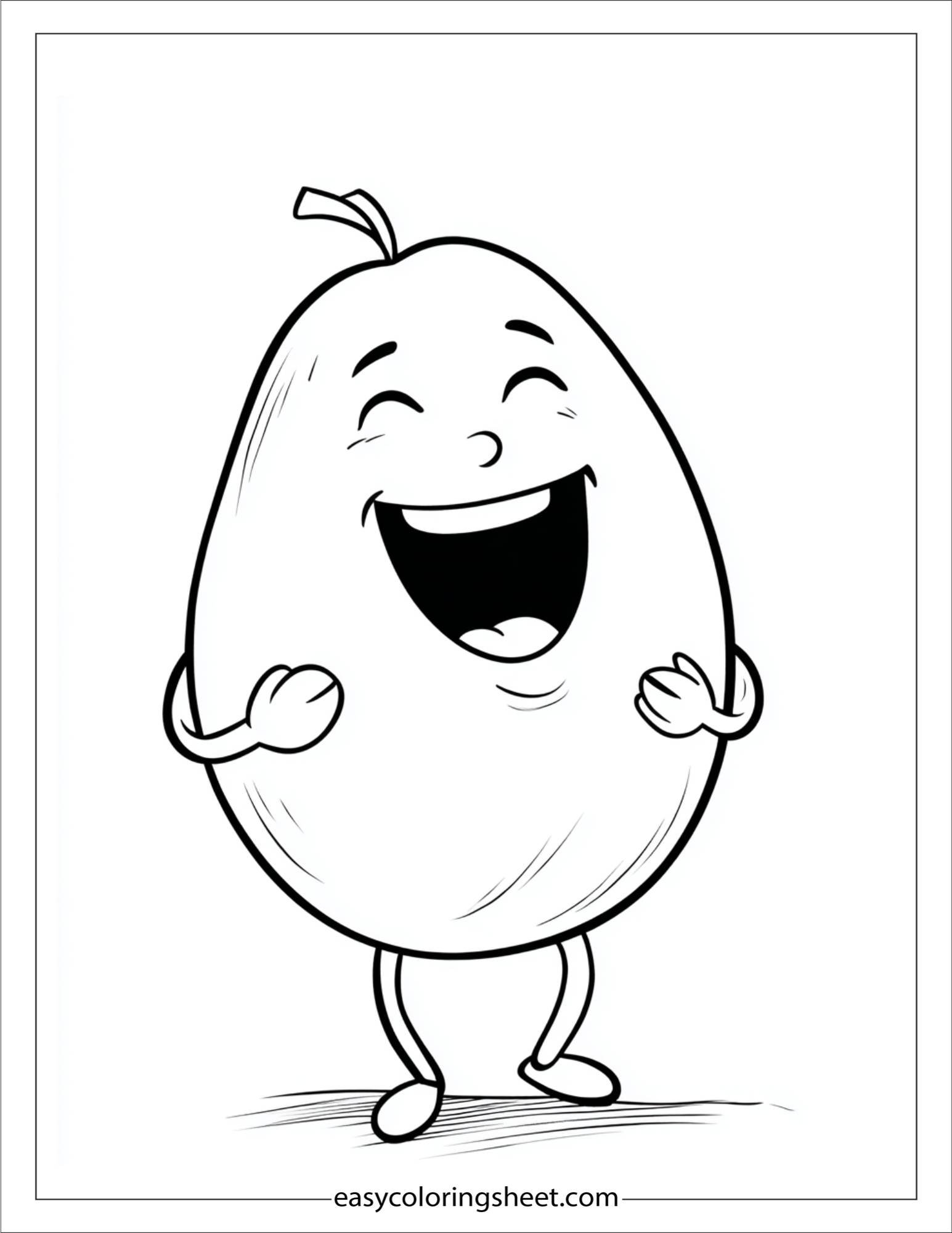 Mango laughing with joy