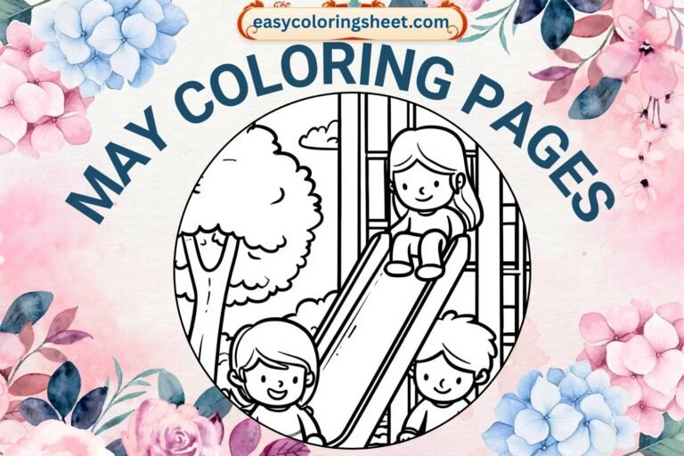 May coloring pages