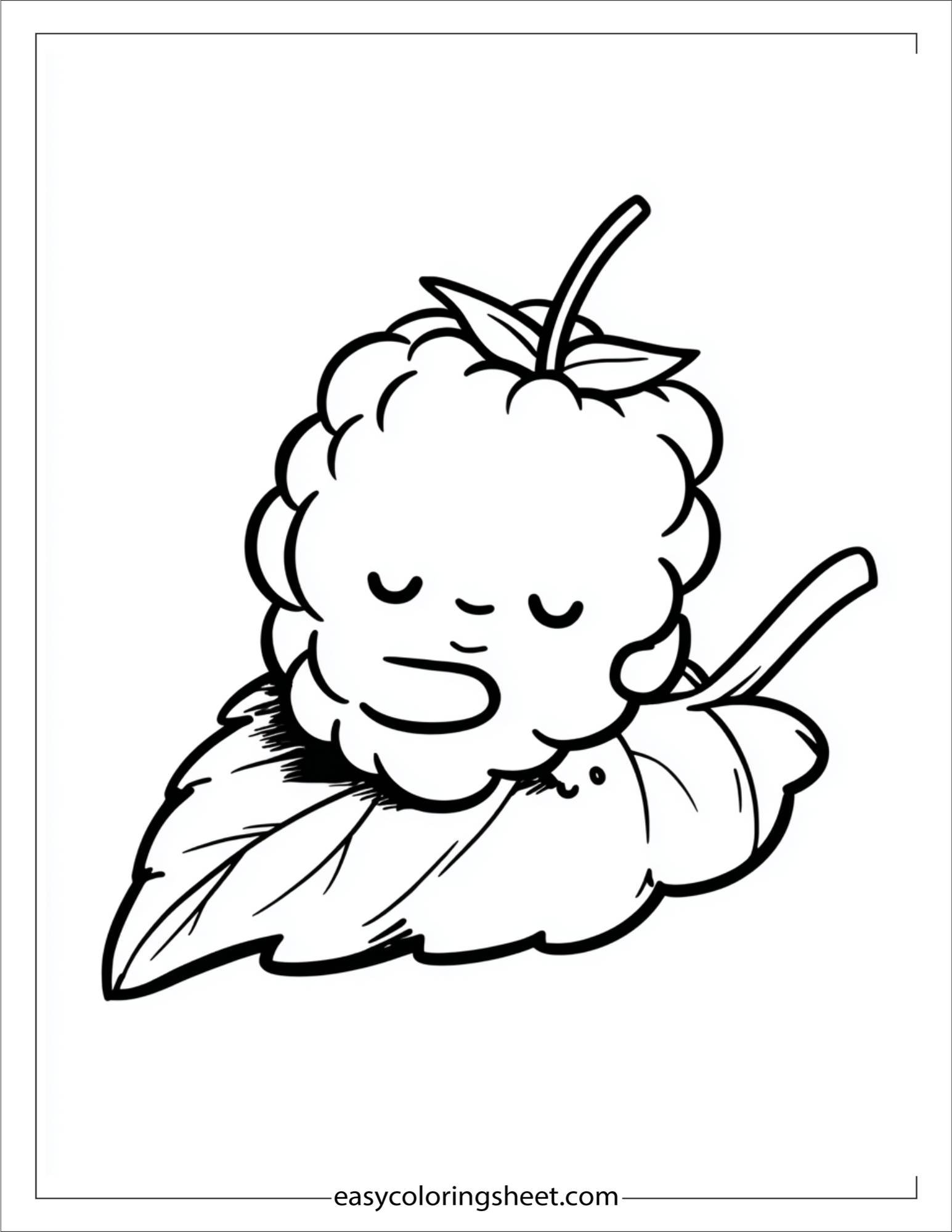 Mulberry Hugging Leaf