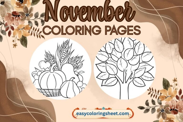 November coloring pages