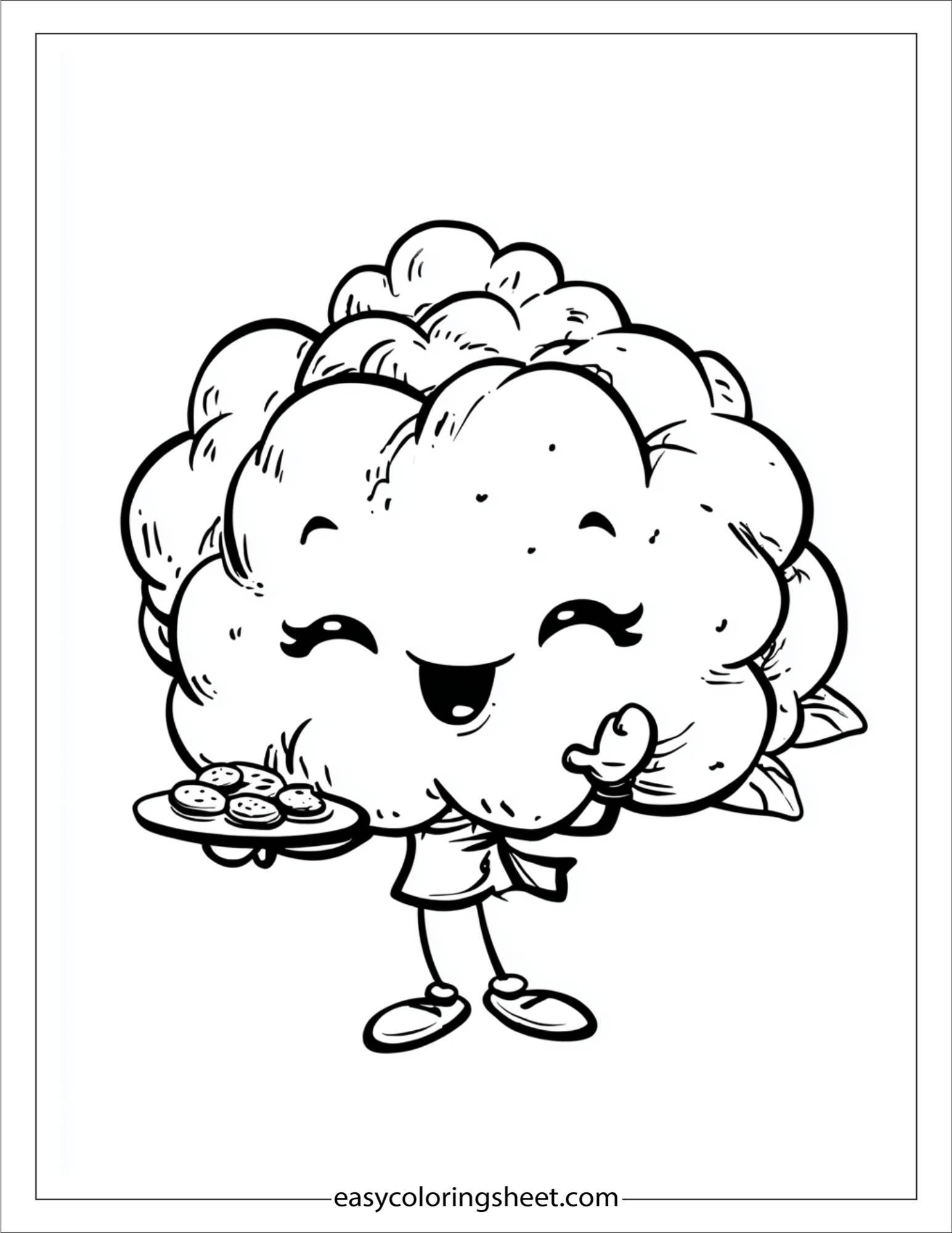 Peony baking cookies