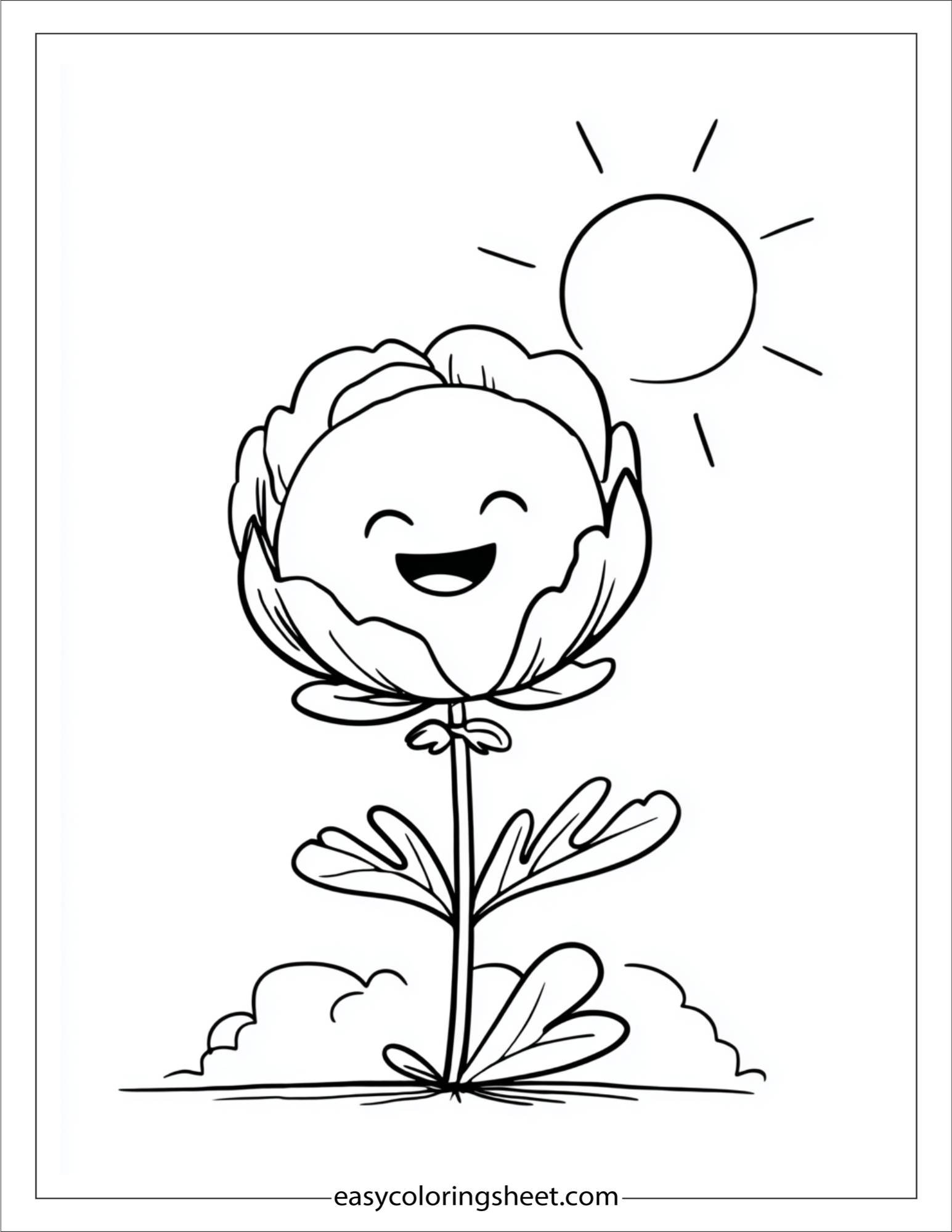 Peony waking at sunrise