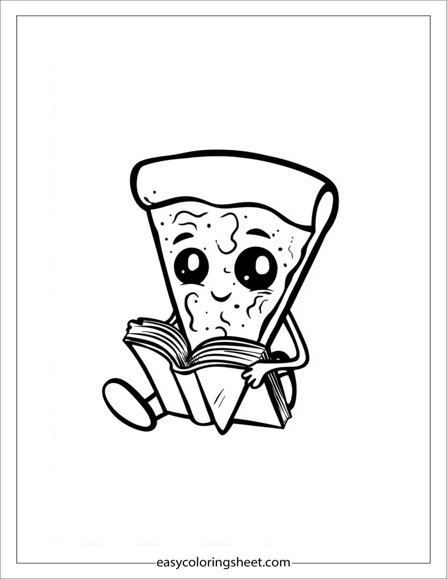 Pizza Reading Book