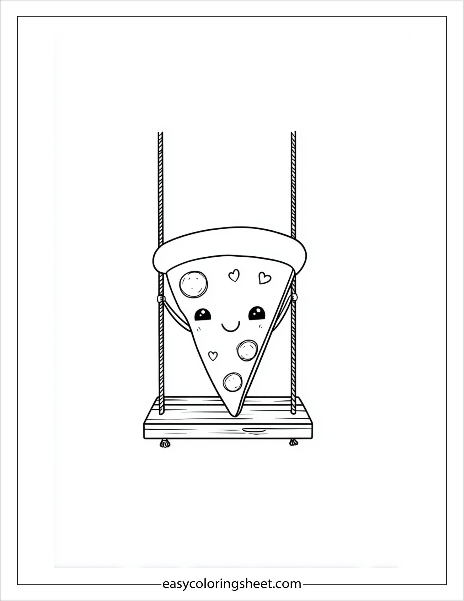 Pizza on Swing
