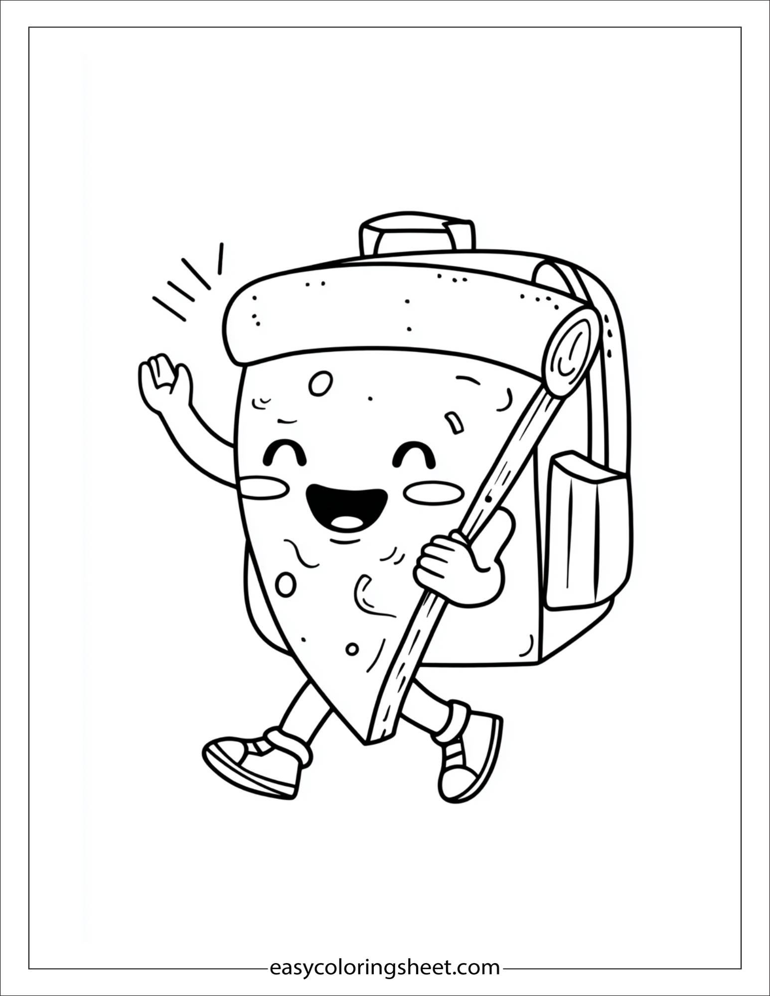 Pizza with Backpack