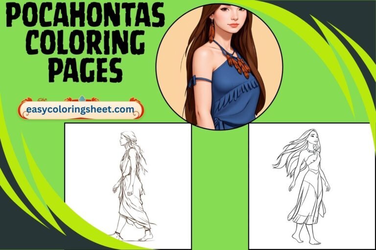 Pocahontas coloring pages