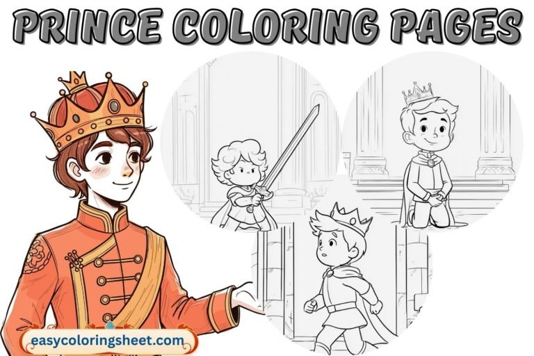 Prince coloring pages